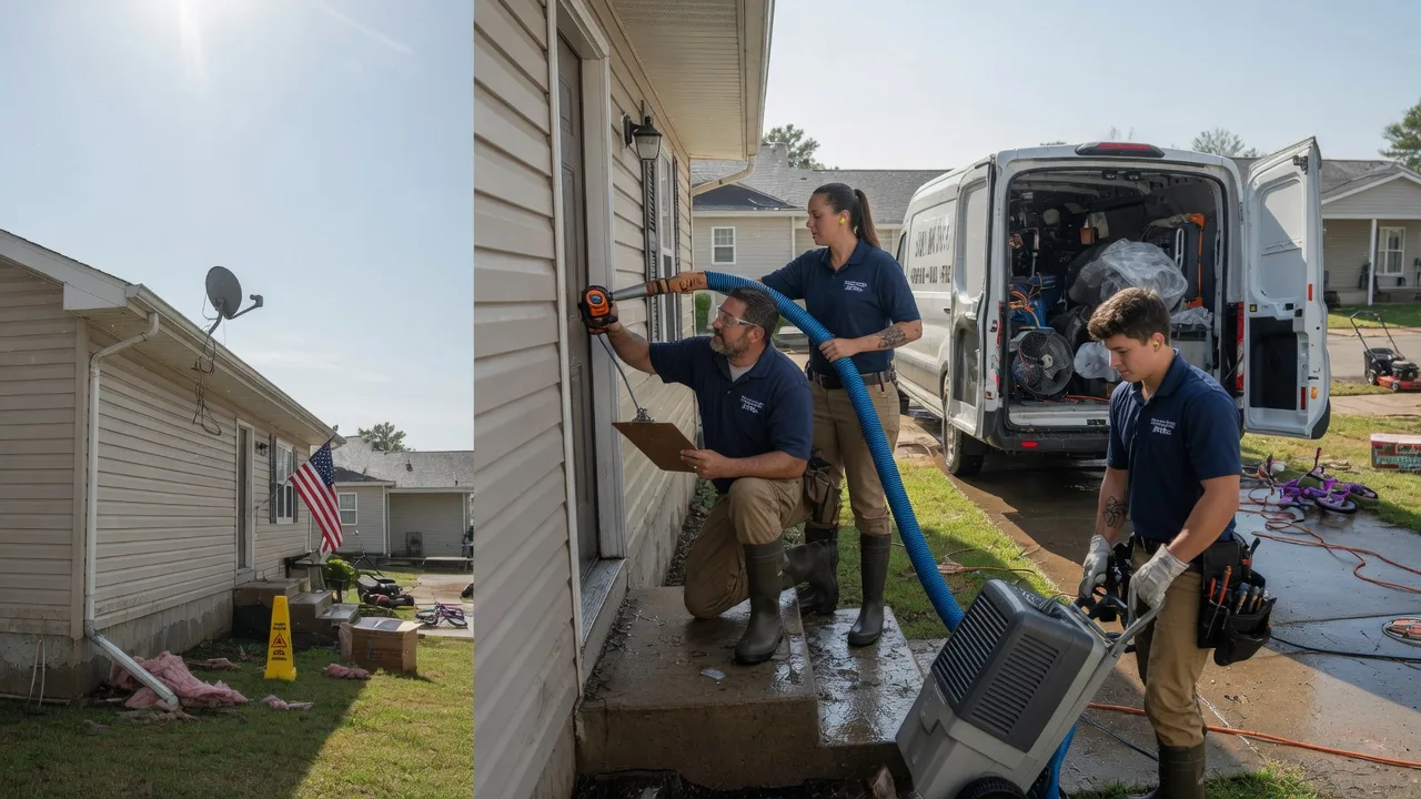 Ceiling Water Damage Restoration in Lakeview, AR near me